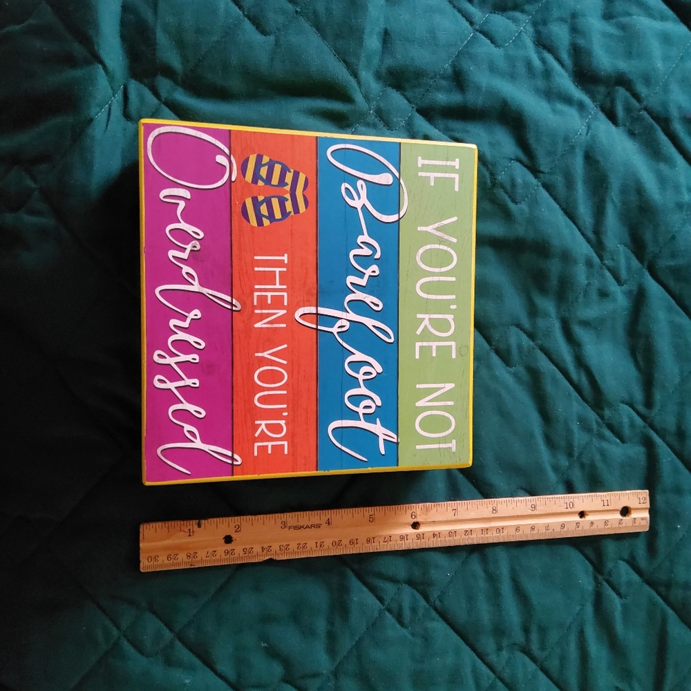 Block Wooden Sign - Picture 2 of 4